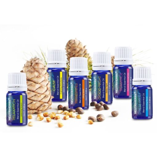 Multi Purpose Essential Oils Gift Set (Blend) - Set of 6 - 10ml - Image 6