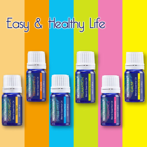 Multi Purpose Essential Oils Gift Set (Blend) - Set of 6 - 10ml - Image 2