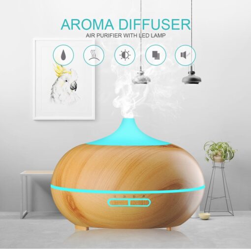 Stunning Grain Wood Diffuser W/ Measuring Cup - 300ml