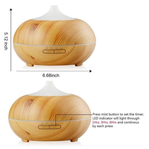 Stunning Grain Wood Diffuser W/ Measuring Cup - 300ml - Image 3