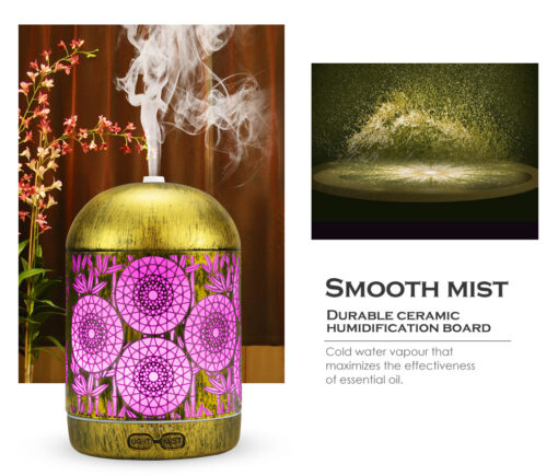 Vintage Style Aroma Diffuser - 300ml W/ Remote - Image 9