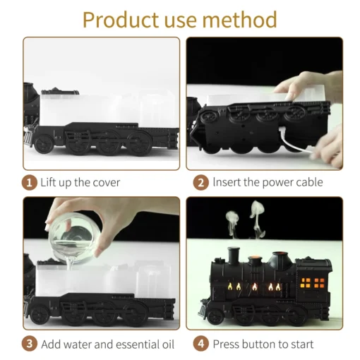 Choo Choo Aroma: The Ultimate Steam Train Diffuser W/ Remote - Image 6