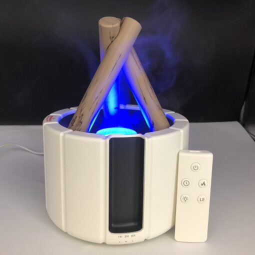 Bonfire Aroma Diffuser W/ Remote Elegant White Design - Image 7