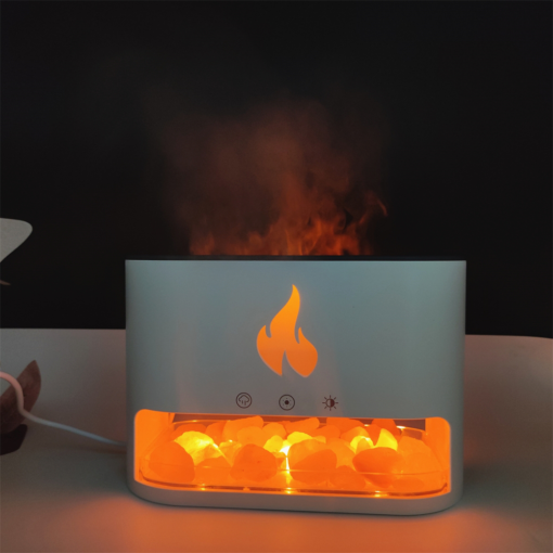 Flame Aroma Diffuser W/ Himalayan Salt Stones - Image 5